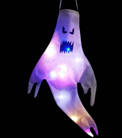 Halloween Hair Dryer Ghost Decoration Ghost Face Glow