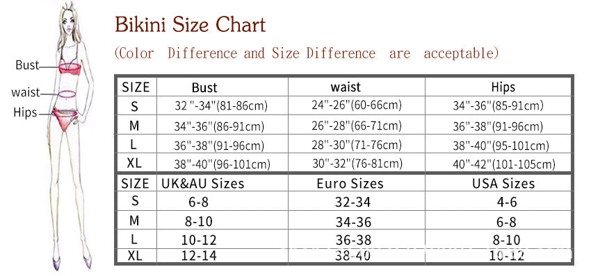 European And American New Eyelet Solid Color Women's Two-piece With Chest Pad Swimsuit