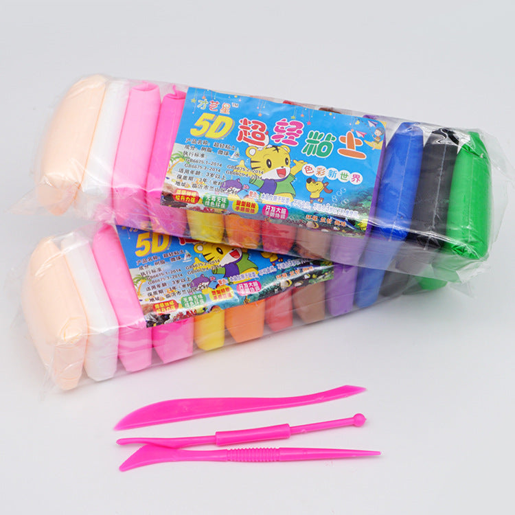 12-color Ultra-light Brickearth Children's Handmade DIY Colored Clay