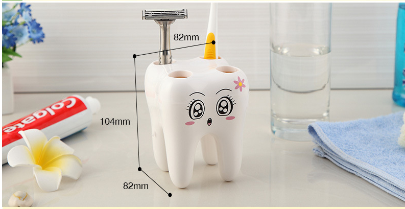 Creative Toothbrush Holder Cute Cartoon Storage Box