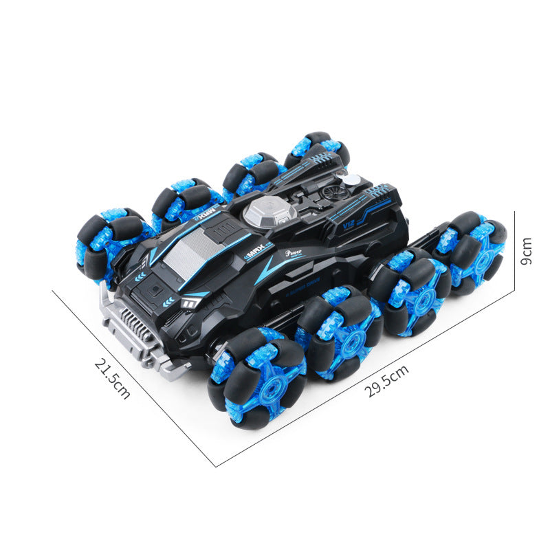 Children's Toy Remote Control Deformation Car Gesture Induction Eight Wheels