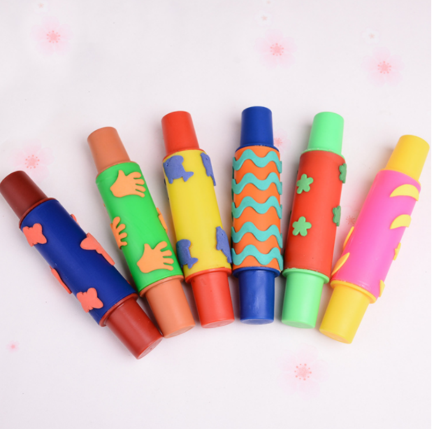 Children's Painting Sponge Seal Roller Graffiti Tool