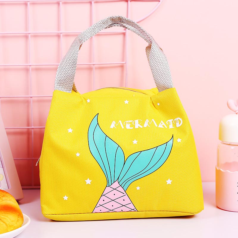 Cute Cartoon Lunch Tote Bag Insulation