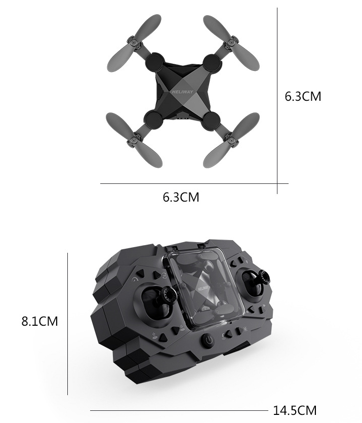 Mini Remote Control RC Drone FPV Quadcopter UAV With Camera Mini Folding Four Axis Aerial Photo For Kids Gift