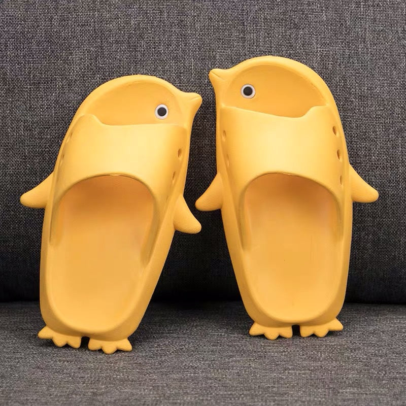 Children's Slippers Summer Cute Penguin Princess Sandals Soft Flip Flops Cartoon Non Slip Shoes