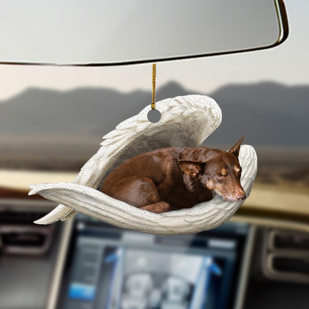 Car Pendant Sleeping Dog Angel Home Decor Acrylic Showcase Hanging Ornaments For Doors