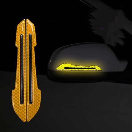 Creative Personality Rearview Mirror Warning Sticker Body Scratch Occlusion