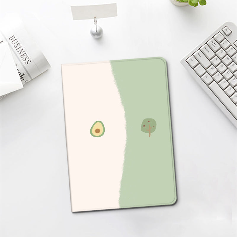 Literary Avocado Tablet Silicone Protective Case