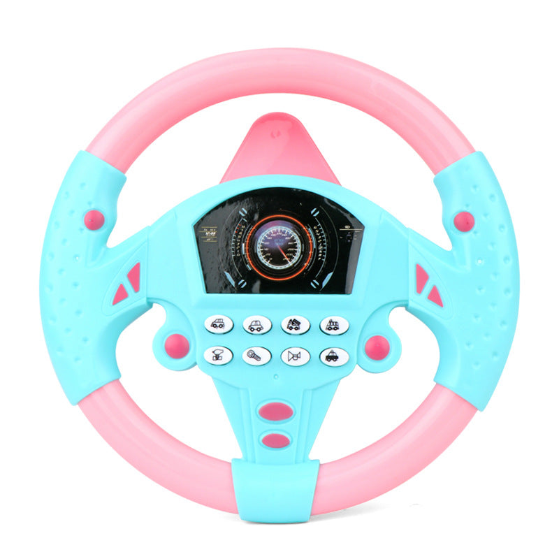 Passenger Seat Steering Wheel Toy With Suction Cup