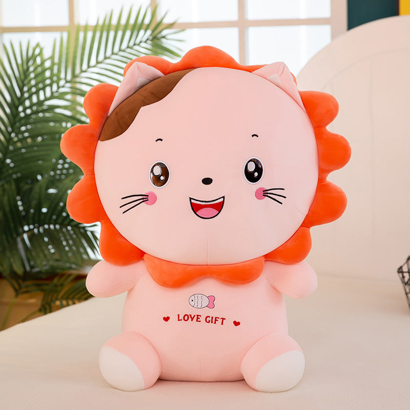 Sunflower Cat Plush Toy Cute Kitten Doll