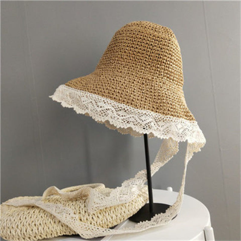 Women's Summer Lace Lace Beach Hat Small Seaside