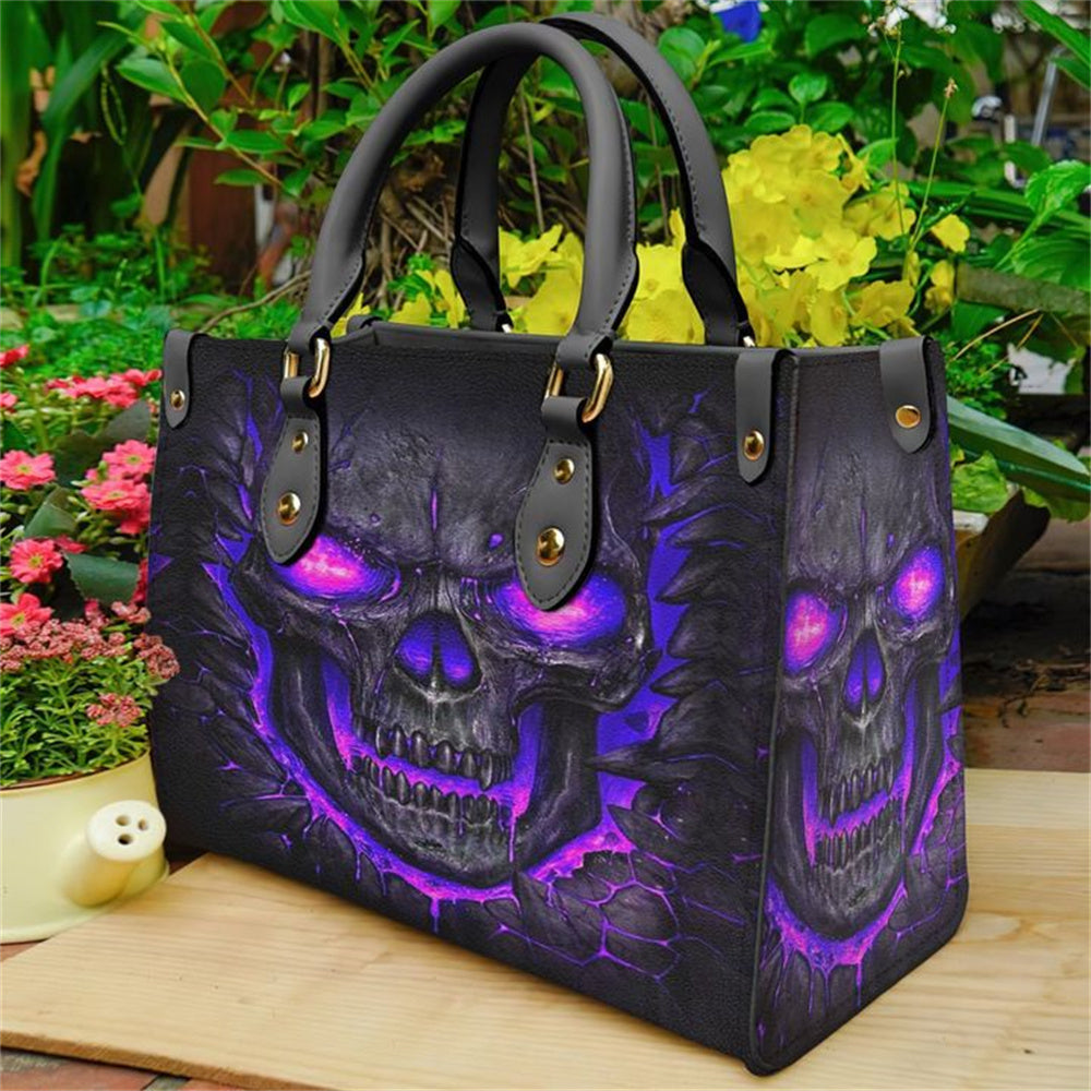 Fashion Personality Halloween Skull Pattern Tote Bag