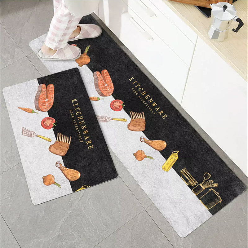 Kitchen Floor Mats Are Simple And Modern