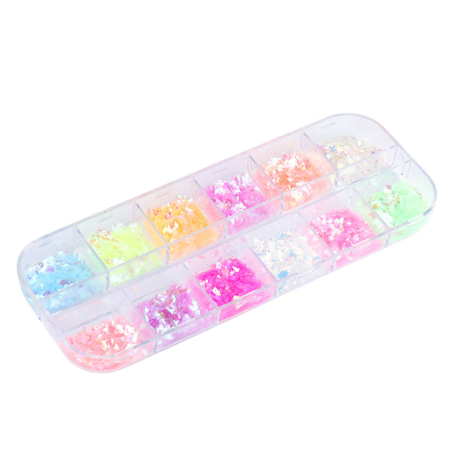 Nail Sequins Internet Celebrity Angel Fairy Pupil Butterfly Irregular Ice