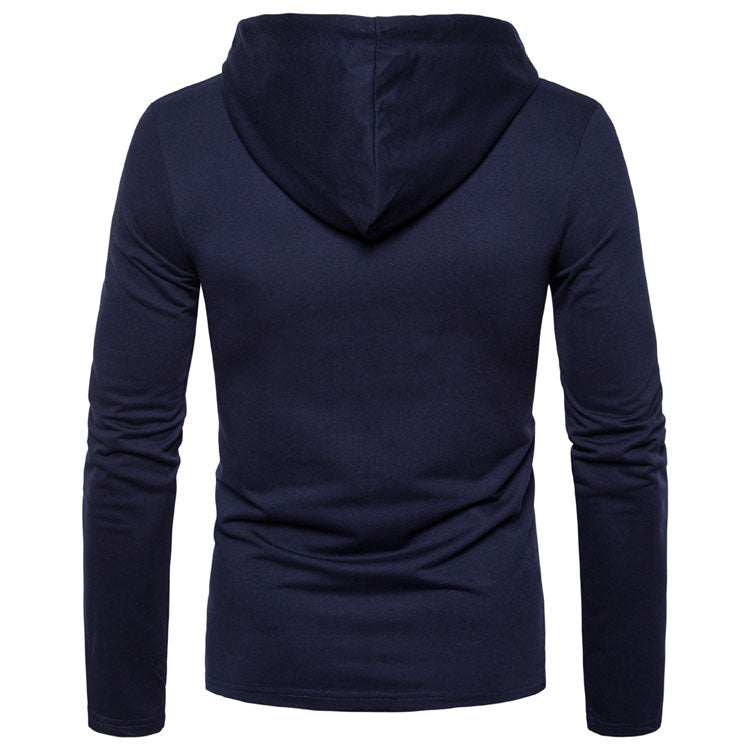 Men's Jacket Large Size Long Sleeve Pullover Hoodie