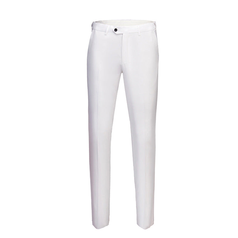 Men's Business Casual Solid Color Pants