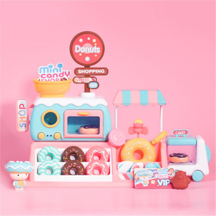 Multifunctional Donut Luxury Kitchen Oven Model Light Music Toy