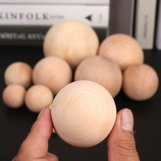 Solid Wood Color Wooden Ball