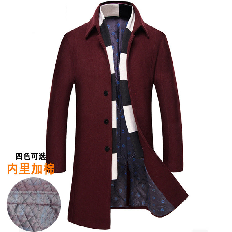 Winter new young men's coat business windbreaker