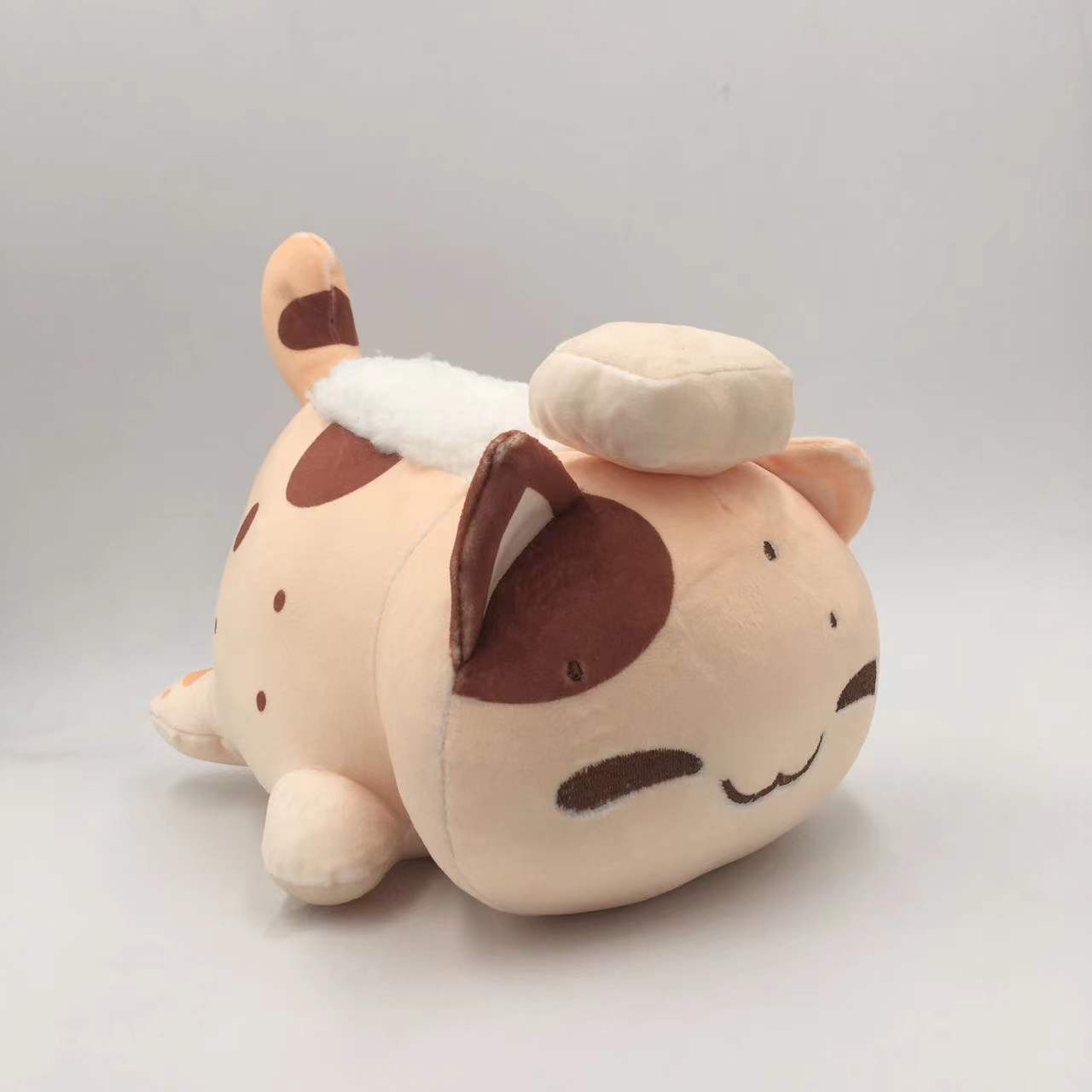 Creative Christmas Skull Burger Fries Cat Plush Toy