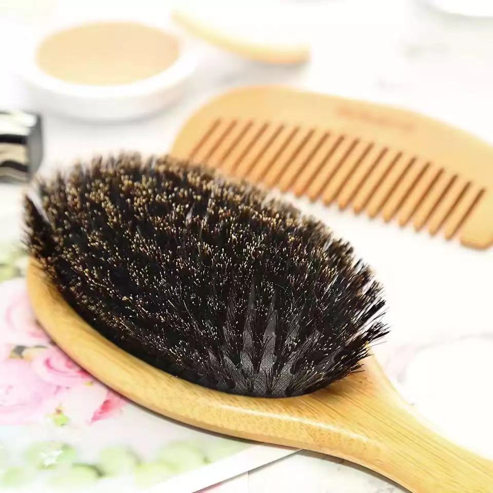 Whole Pig Hair Nanzhu Air Cushion Comb Anti-static