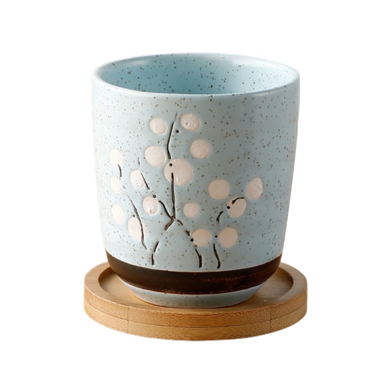 Succulent Japanese-style And Wind Combination Ceramic Creative Simple Modern Desktop Flowerpot