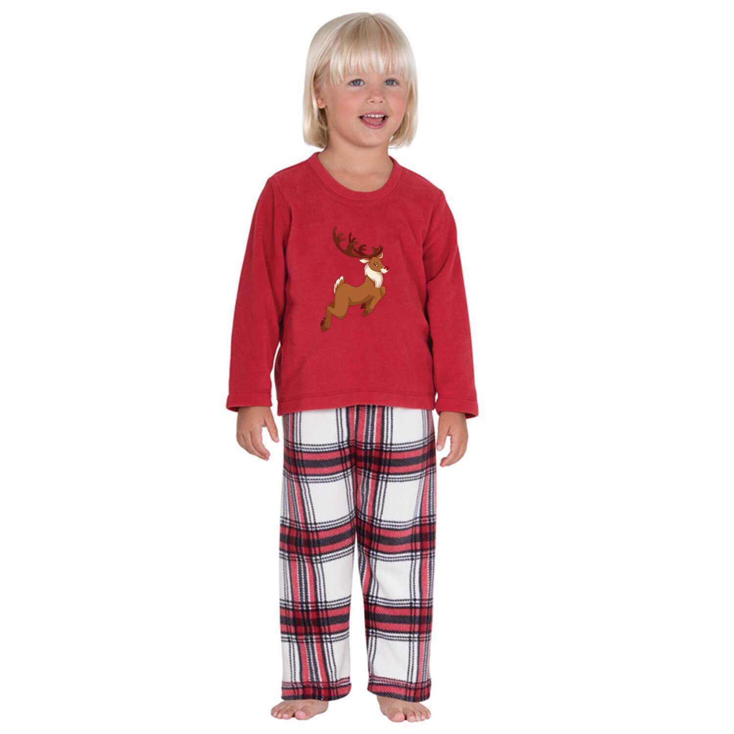 Christmas Reindeer Parent-child Matching Pajamas Set