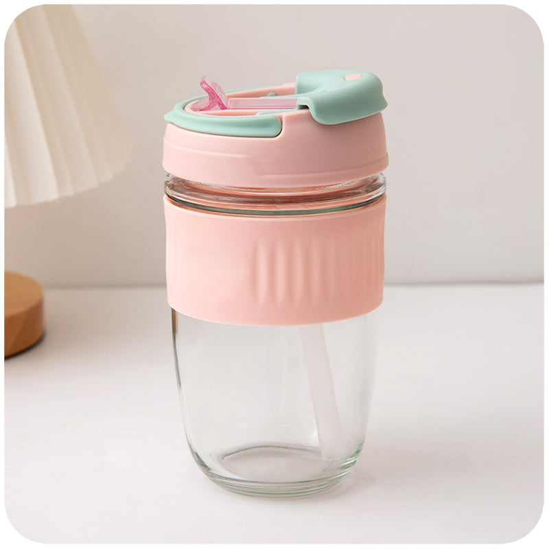 Women's Office Cute Portable Straw Cup