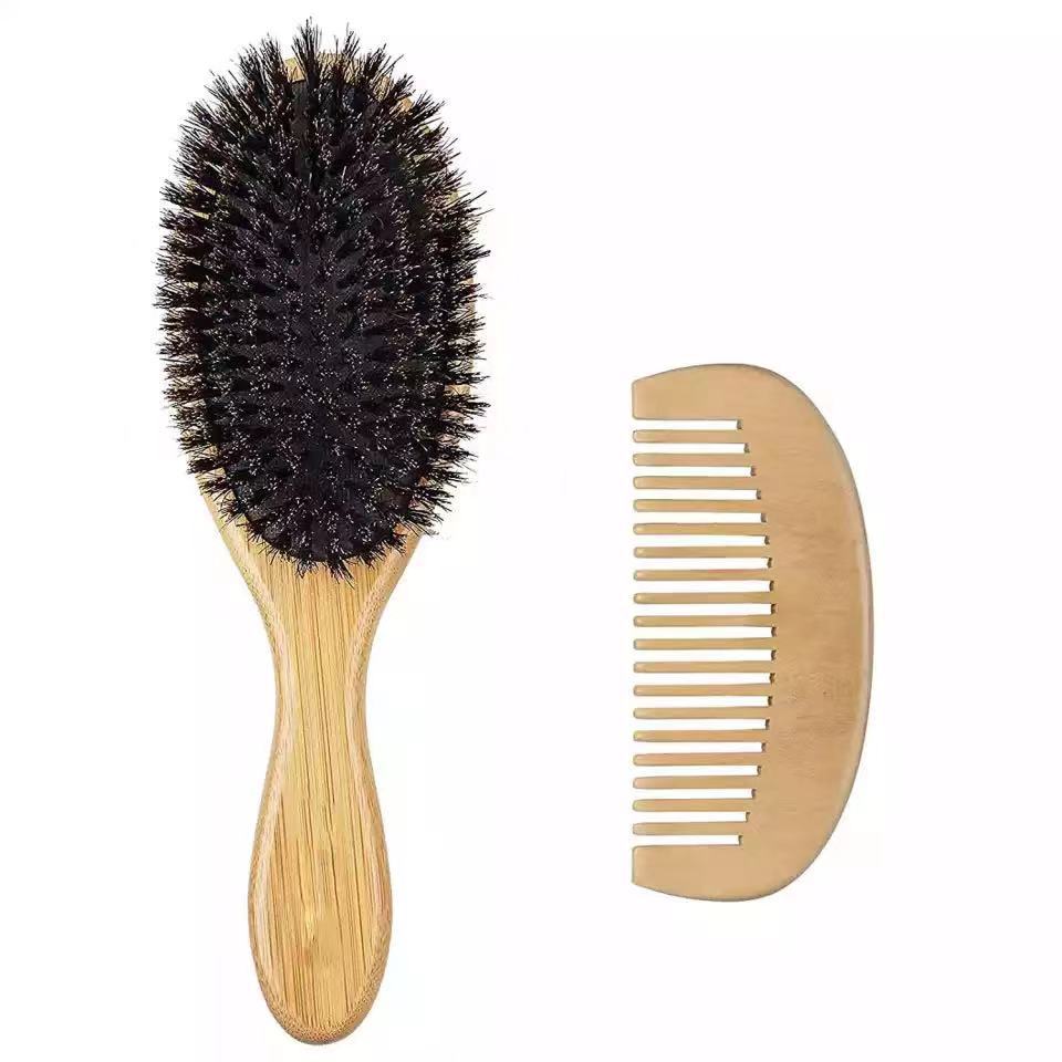 Whole Pig Hair Nanzhu Air Cushion Comb Anti-static