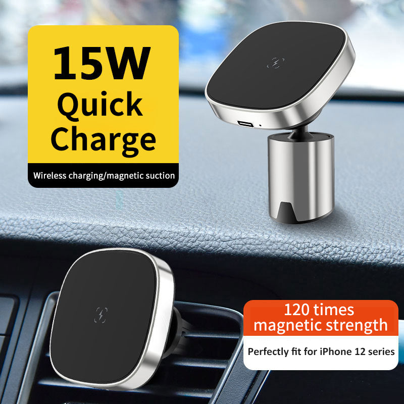 Car Mobile Phone Holder Wireless Charging Magnetic