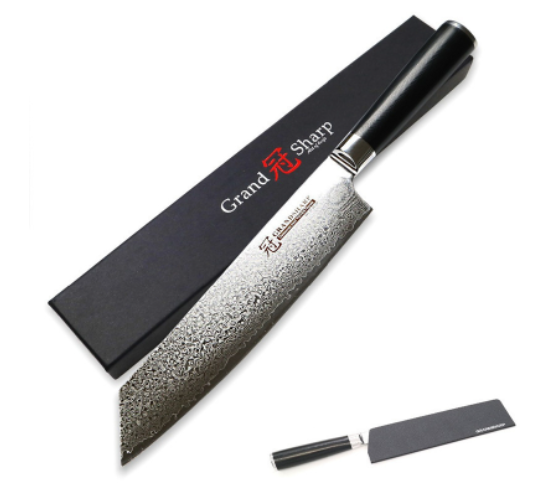 New Damascus Steel Kitchen Household Cutting Knife