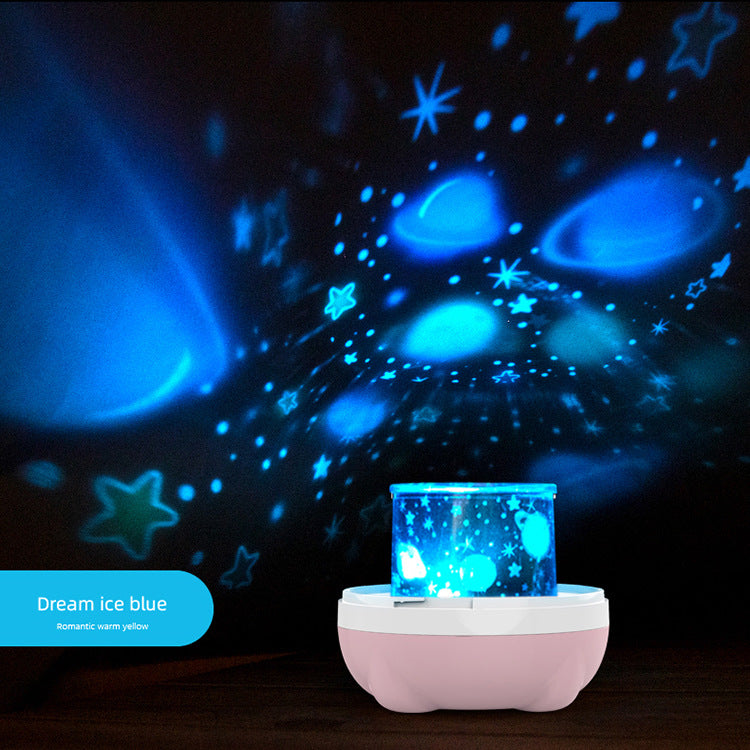 Star Projector Night Light For Adults Kids Bedroom LED Starry Sky Nightlight Table Lamp 3 Color Adjust Best Birthday Gifts