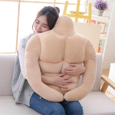 Muscle plush pillow