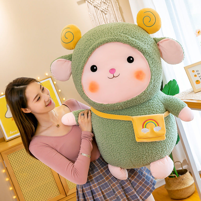 Backpack Lamb Doll Plush Toy