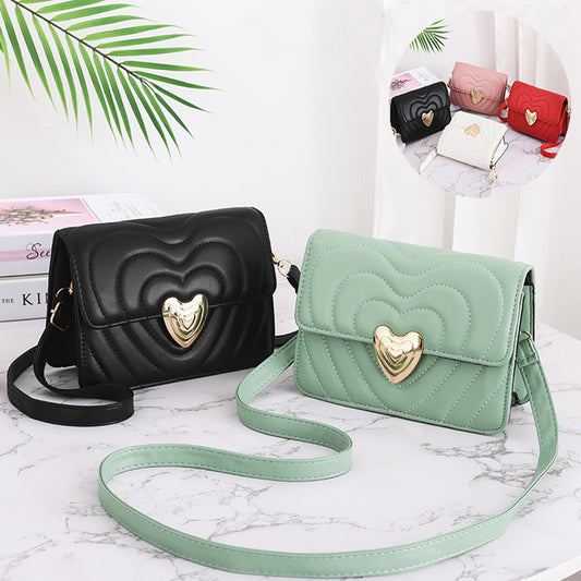 Women Shoulder Bags With Love Lock Design Fashion Crossbody Bags