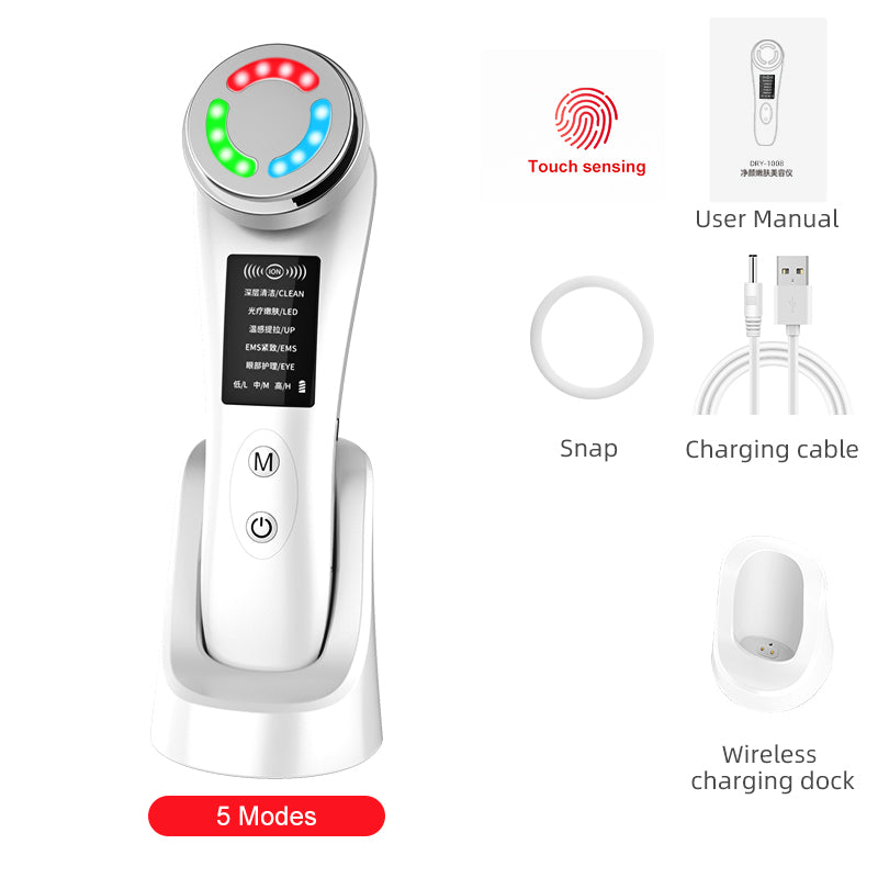 Facial Lifting Massage Rejuvenation Cleansing Ion Export And Import Instrument