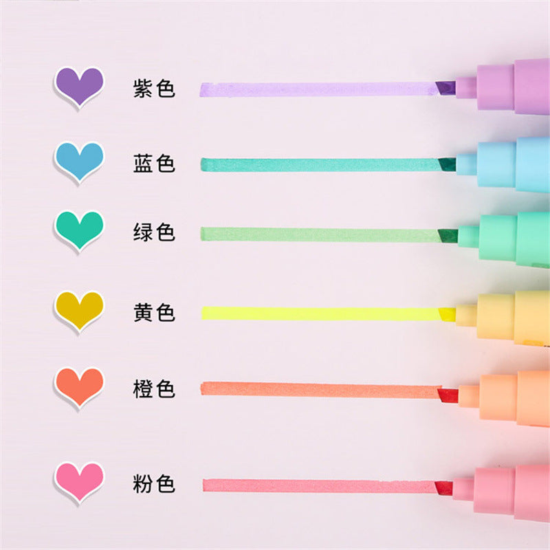 Macaron Color Cute Large-capacity Marker Painting Pen