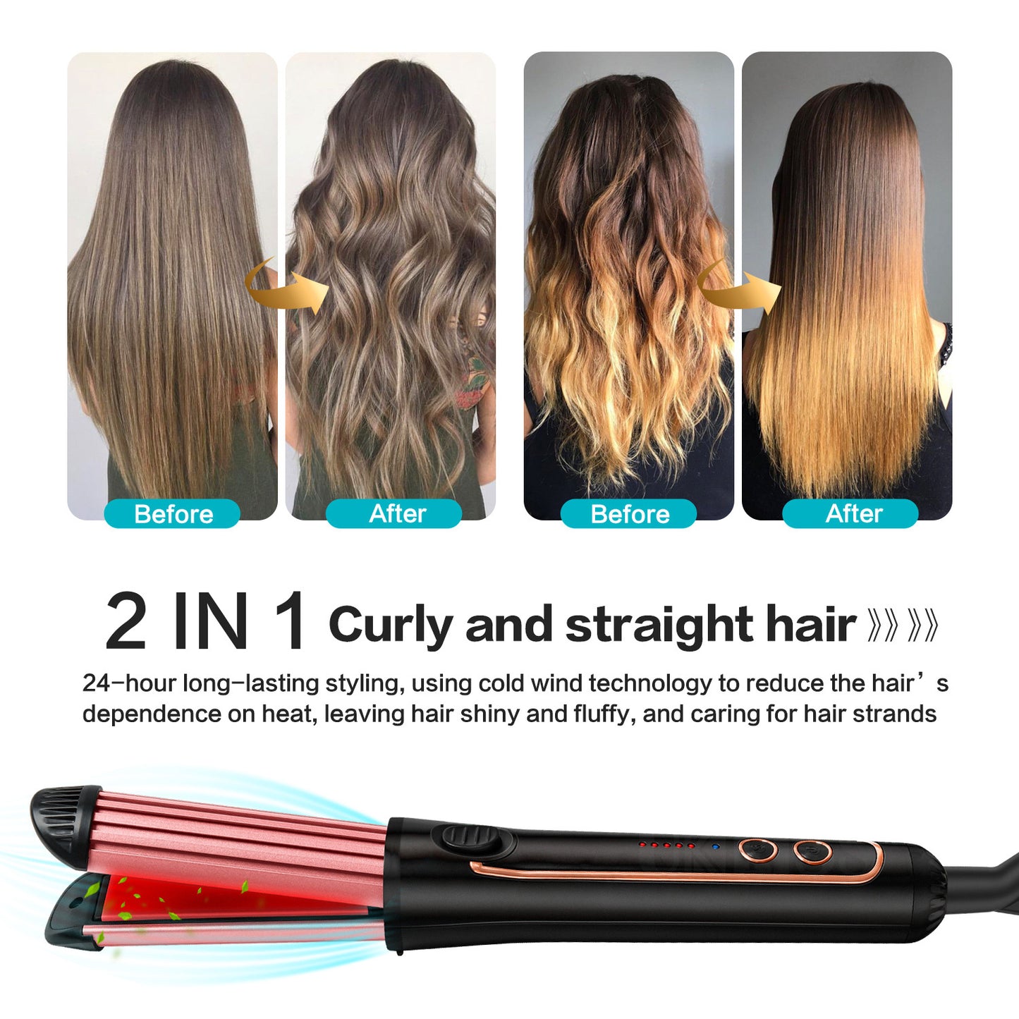 Mini Fashion Wet And Dry Curling Iron