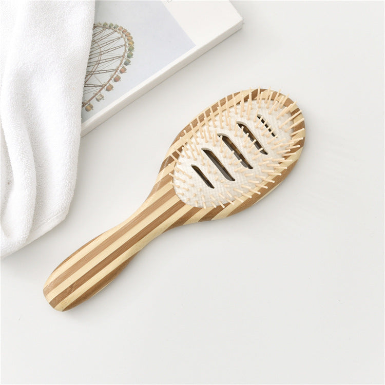 Natural bamboo scalp massage comb