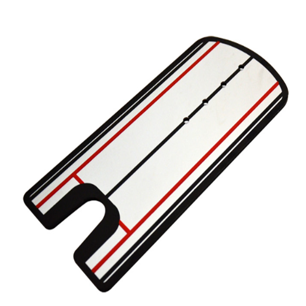 Golf putter posture correction mirror