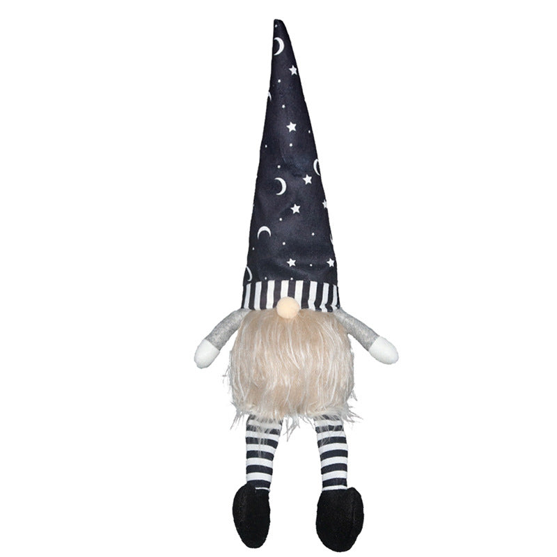 Halloween Glowing Leggy Gnome Ghost Festival Home