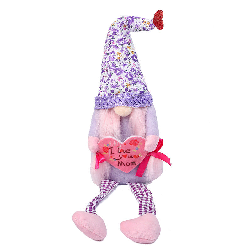 Mother's Day Doll Ornament Cute Faceless