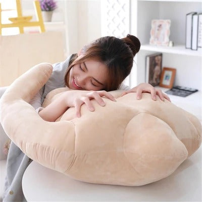 Muscle plush pillow