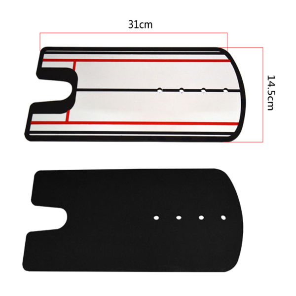 Golf putter posture correction mirror