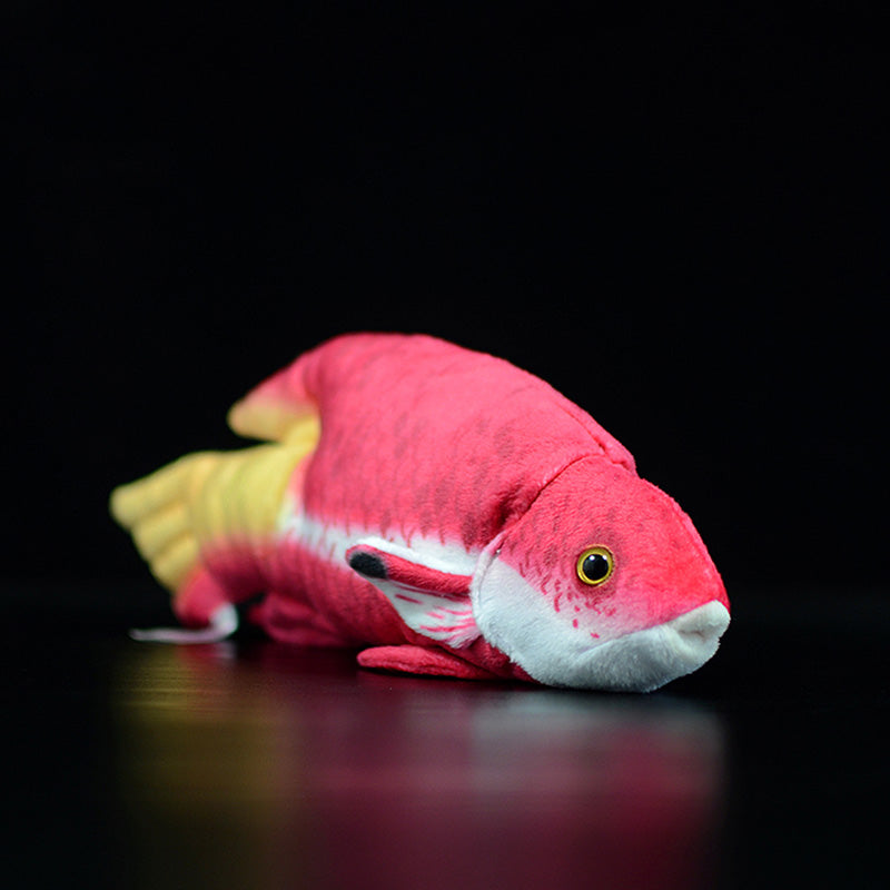 Cute Tropical Fish Cuban Three-color Arowana Figurine