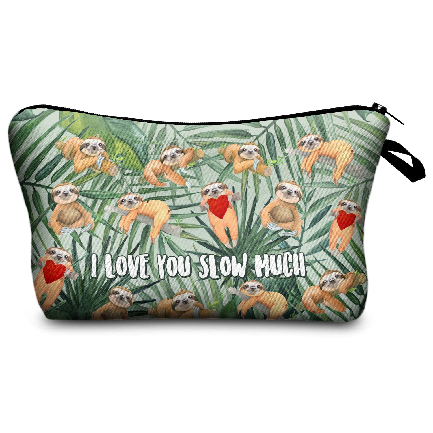 Sloth Series Cosmetic Bag 3d Digital Printing Storage Wash Bag