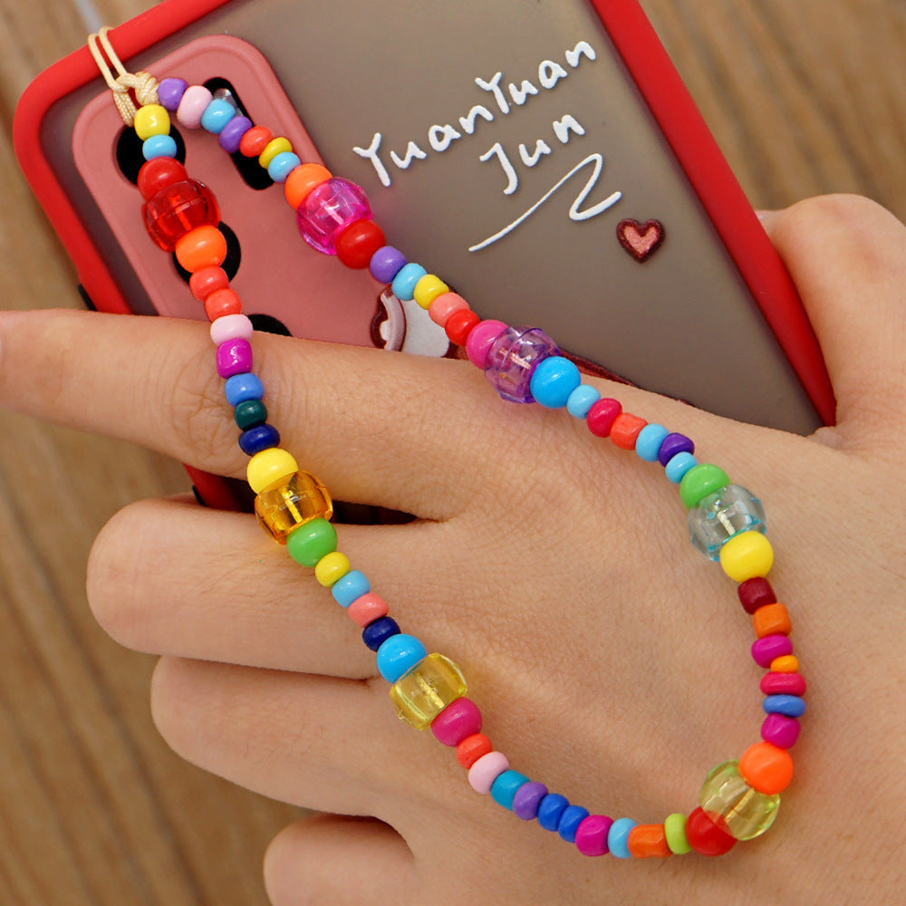 Tao Imitation Pearl Personalized Mobile Phone Chain Pendant Rope Girl