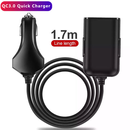 Fast Charge 12A One For Four 4USB With Cable Multi-port Charge