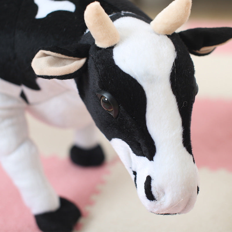 Simulation Cartoon Animal Cow Doll Plush Toy