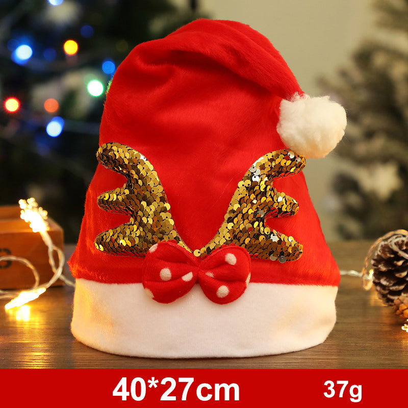 Fashion Snowman ElK Santa Claus Hats Xmas Gift Decoration